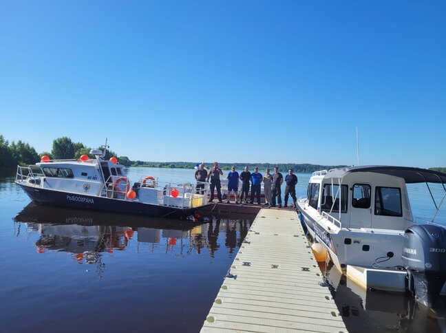 Соблюдение правил рыболовства на Рыбинском водохранилище под контролем рыбоохраны  